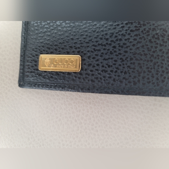 Gucci vintage horsebit accent long continental wallet in black calfskin - Picture 5 of 11